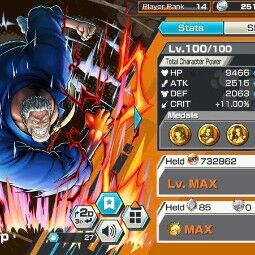 BR484-IOS+Android-Garp Full Boost 52/52+4 Ex(Shank v4+Akainu+Shank v2)+Good Medal+Kaku Max+Koby Max+Cracker Max+Shiryu v2+Sanji+Sentomaru v2+Egghead Luffy+Oden 2